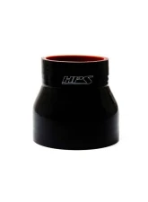 HPS Performance Products 3" to 3.25" Black 4-Ply Reinforced Silicone Reducer Coupler Hose                                     - HTSR-300-325-BLK - Image 2