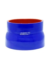 HPS Performance Products 3.5 to 3.75 Inch Blue 4-Ply Silicone Reducer Coupler Hose 6 Inch Long                                     - HTSR-350-375-L6-BLUE - Image 2