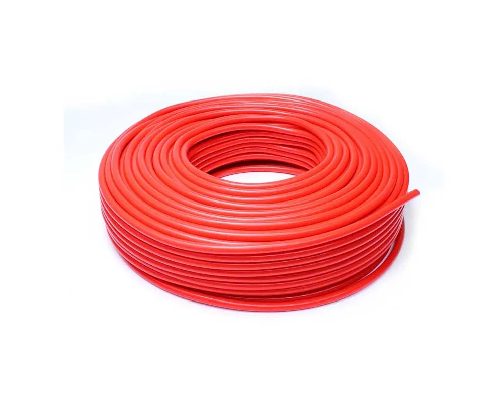 HPS 13/64" (5mm) ID Red High Temp Silicone Vacuum Hose - 100 Feet Pack - HTSVH5-REDx100