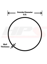 HPS 4" OD 60 Degree Bend Aluminum Elbow Pipe 16 Gauge w/ 4" CLR                                     - AT60-400-CLR-4 - Image 3