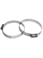 HPS Performance Products Stainless Steel Worm Gear Liner Clamp SAE 60 3-5/16" - 4-1/4" 2pc Pack                                     - SSWC-84-108x2 - Image 2