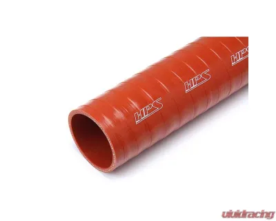 HPS Performance Products High Temp 1" ID x 1 Foot Long Orange Silicone Coupler Hose - ST-100-HOT