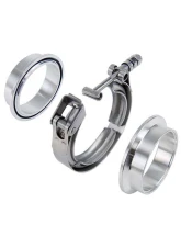HPS 3inch Stainless Steel Aluminum Flanges NBR O-Ring Quick Release V-Band Clamp Kit                                     - VCKIT-AL-300 - Image 2