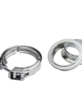 HPS 5inch Stainless Steel Flanges Quick Release V-Band Clamp Kit                                     - VCKIT-SS-500 - Image 2