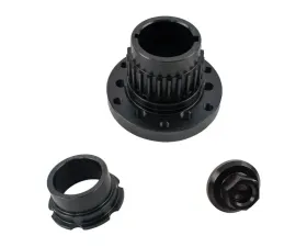 ATI 2Pc Hub 6 Bolt Chrysler 24th HTD 3/16 & 1/4 Keys Steel Crank Hub Chevy BB Blower