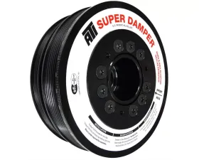 ATI 4 Grv Black A/C Steel Pulley Chevrolet LS3