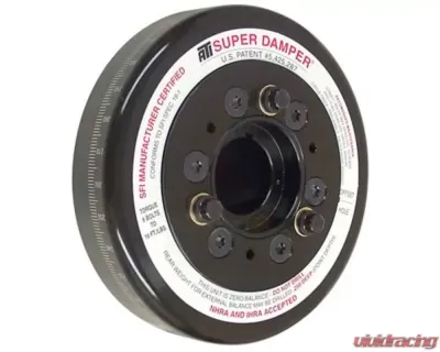 ATI 6.325" 3 Bolt OEM 3in Long 3 Ring Aluminum Damper Ford V8 SB & 6 Cyl C-Timing Tab - ATI917660