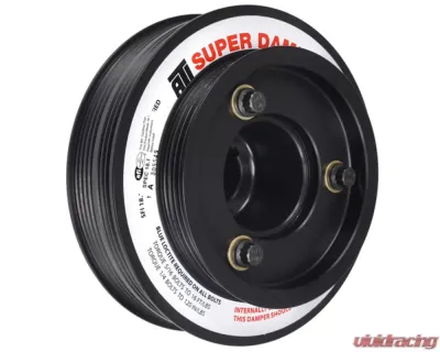 ATI 5.67" (3) 4 Grv OEM Style Bolt On Ps Aluminum Damper Honda B-Series - ATI918476