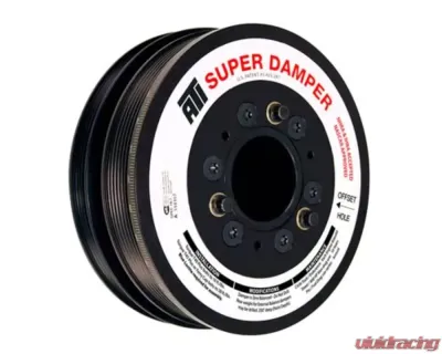 ATI Racing 7.48" Aluminum Super Damper Serpentine Series Harmonic Balancers Chevrolet Camaro LS3 2010-2015 - ATI918628