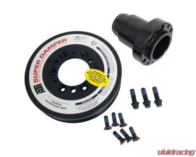 ATI Racing 7.48" Black Aluminum Super Damper Serpentine Series Harmonic Balancers Chevrolet Camaro LS3 2010-2015 - ATI918644