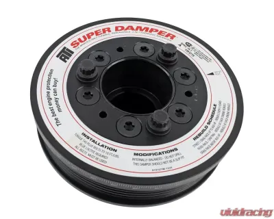 ATI Racing 5.50" Aluminum Super Damper Serpentine Series Harmonic Balancers Chevrolet | Pontiac 1998-2006 - ATI918844