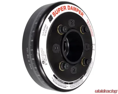 ATI 6.325" 3.35" Long 3 Ring 4 Bolt OEM C-Timing Steel Damper Ford V8 SB & 6 Cyl - ATI918920