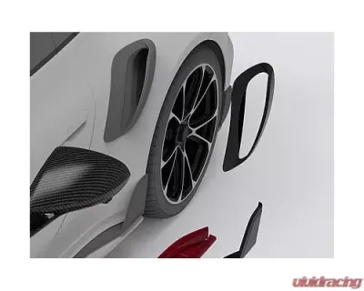 TechArt Carbon Glossy Side Air Intake for Porsche 992 Turbo | Turbo S 2020+ - 092.121.480.009G