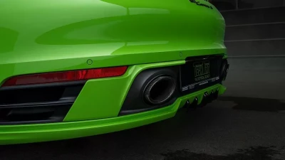 TechArt Matt Carbon Tail Pipe Kit Porsche 992 Turbo 2020+                                     - 092.310.510.009M - Image 3