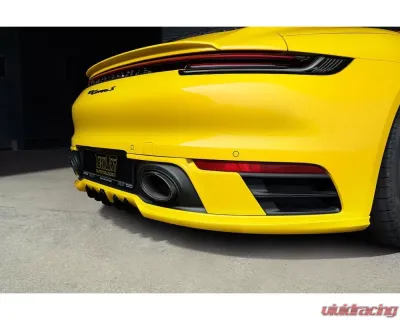 TechArt Matt Carbon Tail Pipe Kit Porsche 992 Turbo 2020+ - 092.310.510.009M