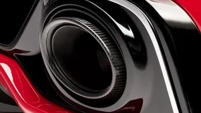 TechArt Matt Carbon Tail Pipe Kit Porsche 992 Turbo 2020+                                     - 092.310.510.009M - Image 6