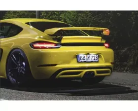 TechArt Diffuser Add-on For Rear Apron Porsche 718 Cayman | Boxter 2017-2022