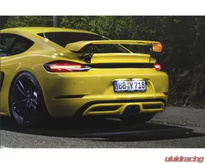 TechArt Diffuser Add-on for Rear Apron Porsche 718 Cayman | Boxster 2017-2022 - 082.100.500.009