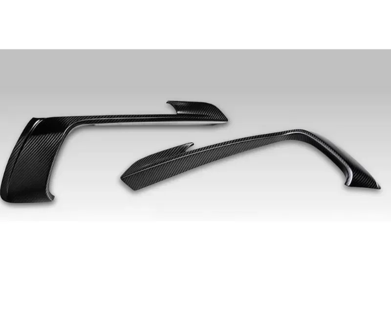 TechArt Front Airblades Carbon Fiber Glossy Finish Porsche 718 Cayman | Boxter 2017-2022 - 082.121.190.009G
