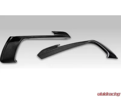 TechArt Front Airblades Carbon Matt for Porsche 718 Cayman | Boxster 2017-2022 - 082.121.190.009M