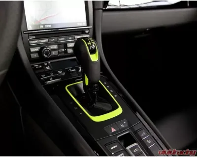 TechArt Carbon Interior Kit III for Porsche 718 Cayman | Boxster 2017-2022, Matt Finish, Graphite Gray - 091.421.070.000M