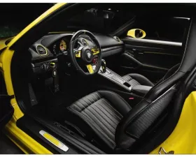 TechArt Carbon Interior Kit IV Carbon Fiber Graphite Gray for Porsche 718 Cayman Boxster 2017-2022