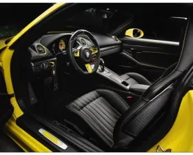 TechArt Carbon Interior Kit IV for Porsche 718 Cayman | Boxster 2017-2022, Matt Finish, Graphite Gray