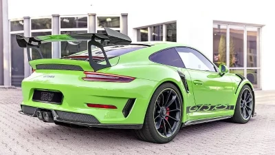 TechArt Rear Spoiler Profile Glossy Carbon Fiber for Porsche 991 GT3 RS 2018-2019                                     - 091.121.891.009G - Image 3