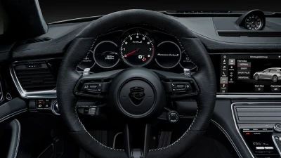 TechArt 3-Spoke PDK Sport Leather Steering Wheel for Porsche 971 Panamera 2021+                                     - 071.430.377.CCC - Image 5