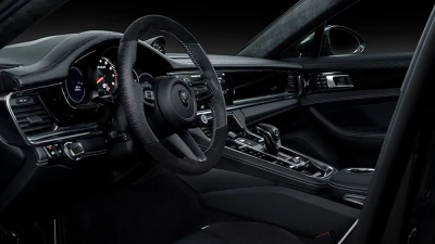 TechArt 3-Spoke PDK Sport Leather Steering Wheel for Porsche 971 Panamera 2021+                                     - 071.430.377.CCC - Image 2