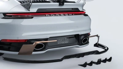 TechArt Rear Bumper Multi-Part Diffuser for Porsche 992 Carrera, Carrera 4, Targa 2020+                                     - 092.100.500.009 - Image 10