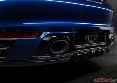 TechArt Rear Bumper Multi-Part Diffuser for Porsche 992 Carrera, Carrera 4, Targa 2020+ - 092.100.500.009