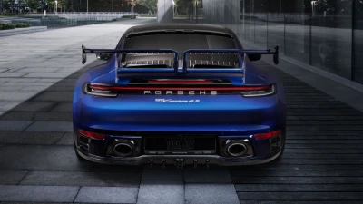 TechArt Multi-Part Diffuser for Porsche 992 Carrera, Carrera 4, Targa 2020+, Black                                     - 092.100.501.009 - Image 9