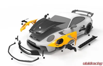 TechArt Aero Fender Porsche 992 GT3 | GT3 RS 2020+ - 092.121.250.009