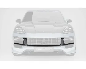 TechArt Front Grille Sport Design Glossy Carbon for Porsche Cayenne Turbo 2024-2025