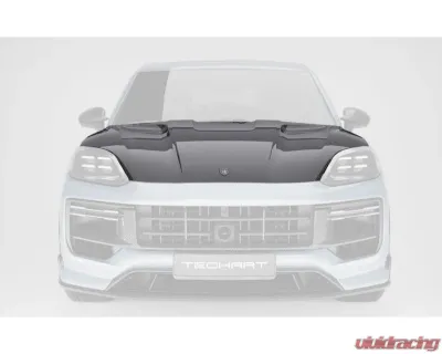 TechArt Aero Hood Matte Carbon Porsche E3.2 Cayenne|Turbo 2024-2025 - 09Y.121.199.009M