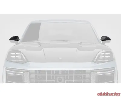 TechArt Carbon Mirror Covers Glossy Porsche E3.2 Cayenne|Turbo 2024-2025 - 09Y.121.320.009G