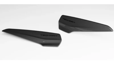 TechArt Rear Spoiler End Plates Paintable for Porsche Cayenne Turbo 2024-2025 09Y.121.680.009                                     - 09Y.121.680.009 - Image 5