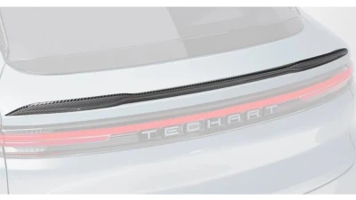 TechArt Rear Spoiler Glossy Carbon for Porsche Cayenne Turbo E3.2 2024-2025                                     - 09Y.121.800.009G - Image 2