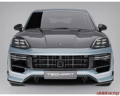 TechArt Aero Hood Matte Carbon Porsche E3.2 Cayenne|Turbo 2024-2025 - 09Y.121.199.009M