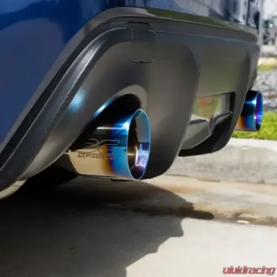 DC Sports Axleback Exhaust Burnt Tip Subaru BRZ | Scion FR-S | Toyota GT-86 2013-2021 - ABS7049BT
