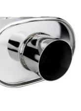DC Sports 2.5" Inlet/Outlet Universal Oval Muffler                                     - DCMU-250-ST - Image 4