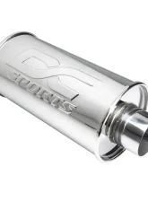 DC Sports 2.5" Inlet/3" Outlet Universal Round Muffler                                     - DCMU-2503-R - Image 5