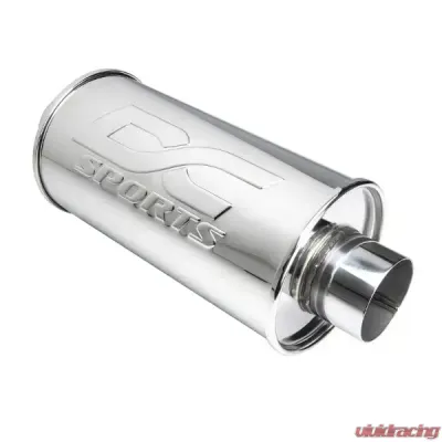 DC Sports 2.5" Inlet/3" Outlet Universal Round Muffler - DCMU-2503-R