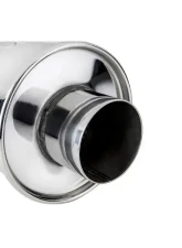DC Sports 2.5" Inlet/3" Outlet Universal Round Muffler                                     - DCMU-2503-R - Image 4