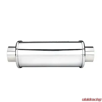 DC Sports 2.5" Inlet/3" Outlet Universal Oval Muffler - DCMU-2503-ST