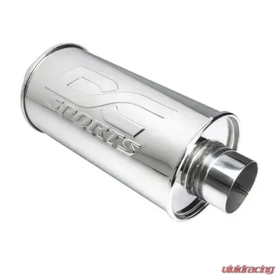 DC Sports 3" Inlet/Outlet Universal Round Muffler - DCMU-300-R