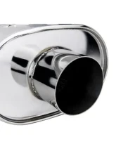 DC Sports 3" Inlet/Outlet Universal Oval Muffler                                     - DCMU-300-ST - Image 4