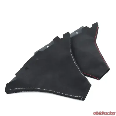 DC Sports Alcantara Handbrake Cover Black/Red Toyota GR Corolla 2023-2024 - DCS-SBA-03-11