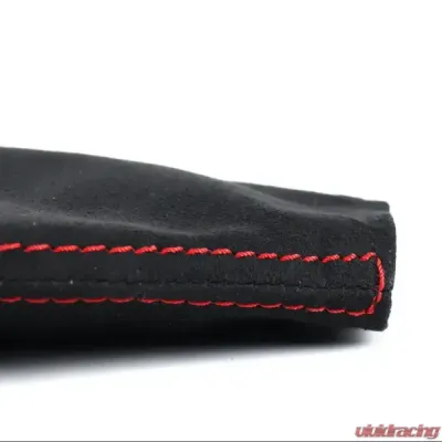 DC Sports Alcantara Handbrake Cover Black/Red Toyota GR Corolla 2023-2024 - DCS-SBA-03-11